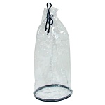 Косметичка мешок на завязке черная KM Cosmetic 13*29 см