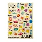 411W Слайдеры для дизайна ногтей Цветной Miw Nails 2 гр