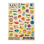 411W Слайдеры для дизайна ногтей Цветной Miw Nails 2 гр