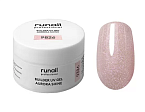 9826 Гель моделирующий УФ с шиммером Builder UV Gel Aurora Shine Runail 15 гр