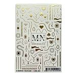 20F Слайдеры для дизайна ногтей Фольгированый Miw Nails 2 гр