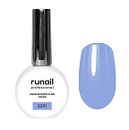 5391 УФ-гель жидкий цветной самовыравнивающийся флакон Liquid Builder UV Gel Color Runail 15 мл