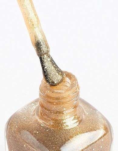 104 Лак для ногтей укрепляющий Rich Gold Nail Polish Prolac+Bioceramics IQ Beauty 12,5 мл