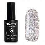 Гель-лак Color Gel Polish Bright Silver Grattol 9 мл