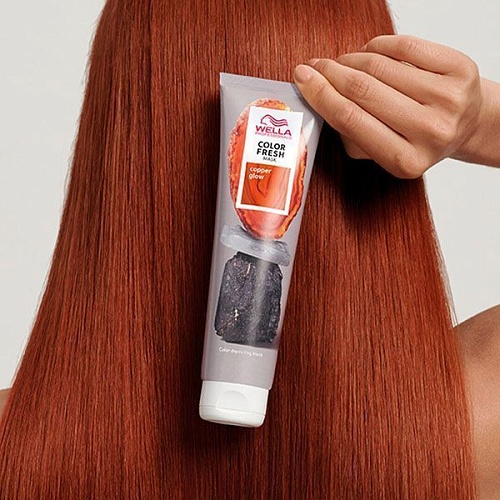 Маска для волос оттеночная медное сияние Сolor Fresh Wella Professional 150 мл