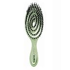 Расческа-био подвижная зеленая Detangling Bio Hair Brush Green 5440-M2 Solomeya