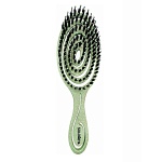 Расческа-био подвижная зеленая Detangling Bio Hair Brush Green 5440-M2 Solomeya