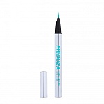 Подводка-фломастер цветная стойкая для век 402 зеленая Meduza Brush Eyeliner Lamel Professional 6 мл