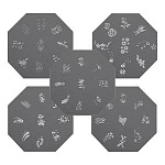 Диск с шаблонами для дизайна ногтей Planet Nails