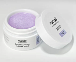 9827 Гель моделирующий УФ с шиммером Builder UV Gel Aurora Shine Runail 15 гр