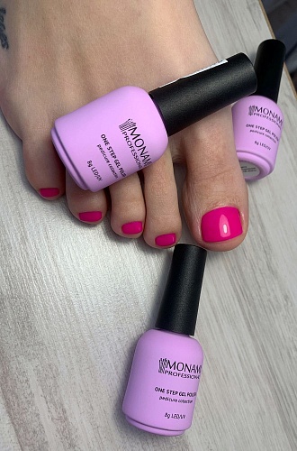 11 Гель-лак Ярко-розовый Pedicure Collection Monami 8 мл