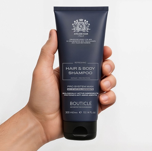 Шампунь мужской для волос и тела Hair&Body Man Bouticle 300 мл