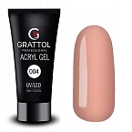 04 Акри-гель бежевый Grattol Acryl Gel 30 мл