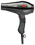Фен для волос Compact 1900 Вт черный 2 насадки Parlux