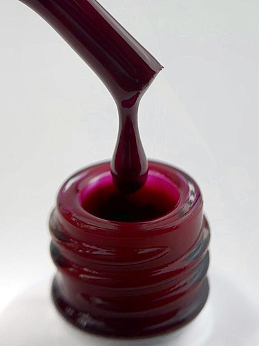 2406 Гель-лак для ногтей Темно-бордовый - Maroon Hema Free Uno 10 гр