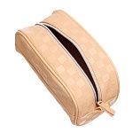 Косметичка для аксессуаров Шашки абрикос Dewal Beauty 24*11*13 см