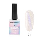 01 Топ для гель-лака 2в1 лилово-перламутровый Crystal Top TNL 10 мл