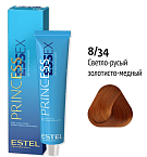 8,34 Крем-краска светло-русый золотистый-медный бренди Princess Essex Estel Professional 60 мл