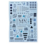 #S-01 Наклейки для дизайна ногтей Miw Nails 2 гр