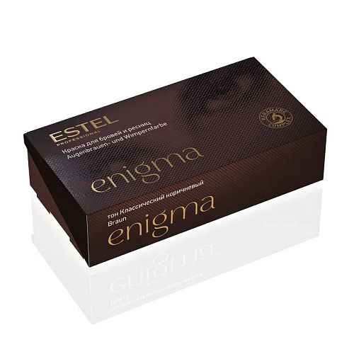 Краска для бровей и ресниц классический коричневый Enigma Estel Professional 20 мл