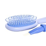 Расческа массажная для волос Голубая Милый Мишка Massage Hair Brush Solomeya