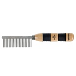 Расческа для животных с ручкой редкие металлические штифты Dewal Pro Grooming