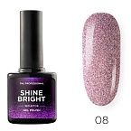 08 Гель-лак светоотражающий чайная роза Shine bright TNL 10 мл