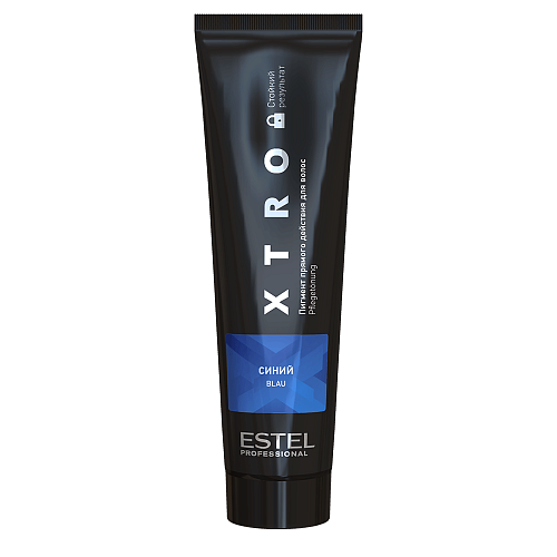 Пигмент прямого действия для волос синий Estel Professional XTRO BLACK 100 мл. 