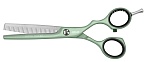 Ножницы парикмахерские филировочные 5,5" 40 зубцов Pastell Plus Offset Matcha 3054-13 Jaguar