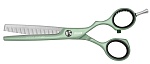 Ножницы парикмахерские филировочные 5,5" 40 зубцов Pastell Plus Offset Matcha 3054-13 Jaguar