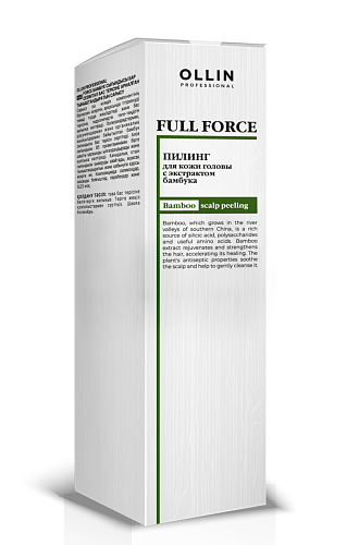 Пилинг для кожи головы с экстрактом бамбука Full Force Ollin Professional 80 мл