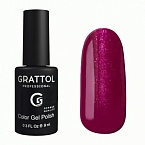 Гель-лак GRATTOL COLOR GEL POLISH GLOSSY CRIMSON 9 мл GTC  № 086 