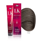 7,82 Краска для волос блондин фиолетово-пепельный LK POC Lisap Milano 100 мл