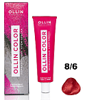 8,6 Крем-краска перманентная светло-русый красный Ollin Color Ollin Professional 100 мл