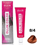 8,4 Крем-краска перманентная светло-русый медный Ollin Color Ollin Professional 100 мл