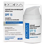 Крем-гель легкий увлажняющий SPF-15 Защита от фотостарения Kora 50 мл