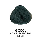 6 COOL Крем-краска для волос перманентная Color Yellow 100 мл