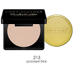Пудра компактная для жирной и комбинир кожи лица 213 розовый беж Perfect Skin Art-Visage 7 гр