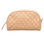 Косметичка для аксессуаров Шашки абрикос Dewal Beauty 24*11*13 см