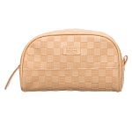 Косметичка для аксессуаров Шашки абрикос Dewal Beauty 24*11*13 см
