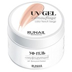 3454 УФ-гель камуфлирующий Французский бежевый Runail 15 гр