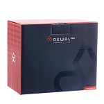 Зеркало настольное прямоугольное одностороннее пластик черный Dewal 15,3*20,0 см