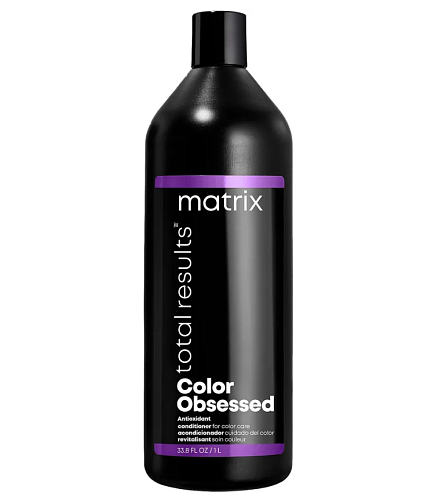 Кондиционер для защиты цвета окрашенных волос с антиоксидантами Color Obsessed Matrix 1000 мл