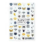 37W Слайдеры и наклейки для ногтей Цветной MIW NAILS 2гр