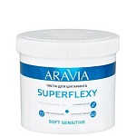Паста сахарная для шугаринга в банке средне-мягкая Soft Sensitive Superflexy Aravia 750 гр
