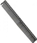 Расческа YS для стрижки Carbon carbon soft 220 мм