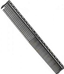 Расческа YS для стрижки Carbon carbon soft 220 мм