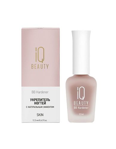 Укрепитель для ногтей с натуральным эффектом тонирующий Skin BB Hardener IQ Beauty 12,5 мл
