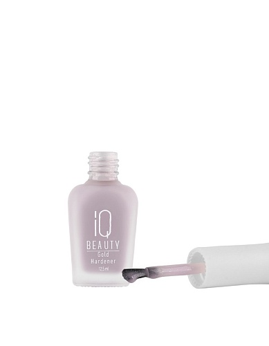 Укрепитель для ногтей с коллоидным золотом Lilac Gold Hardener IQ Beauty 12,5 мл
