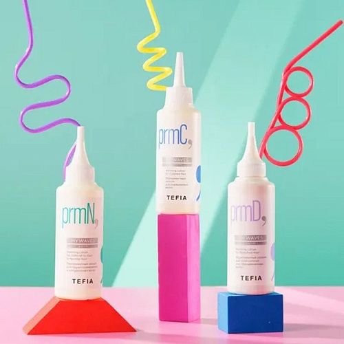 Лосьон перманентный для осветленных, обесцвеченных волос Perming Lotion for Bleached Tefia 120 мл